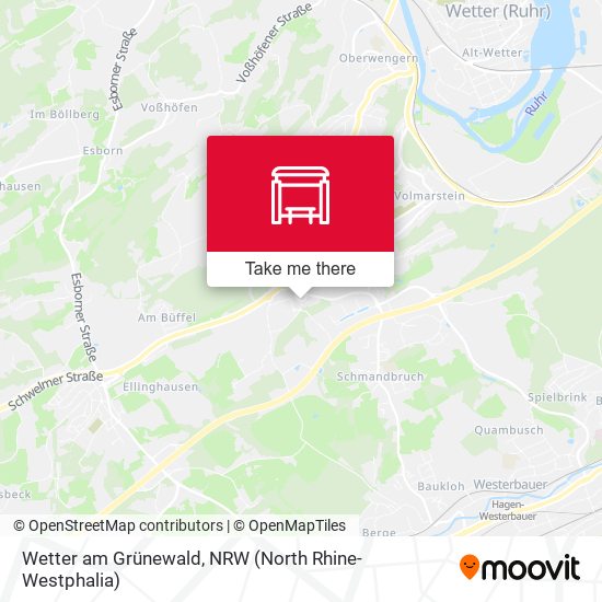 Wetter am Grünewald map