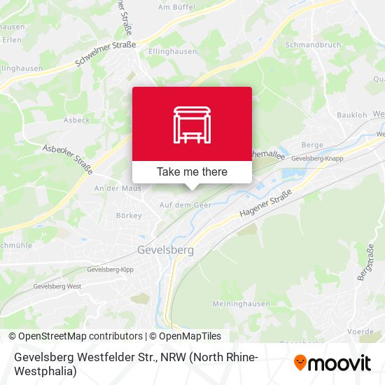 Карта Gevelsberg Westfelder Str.
