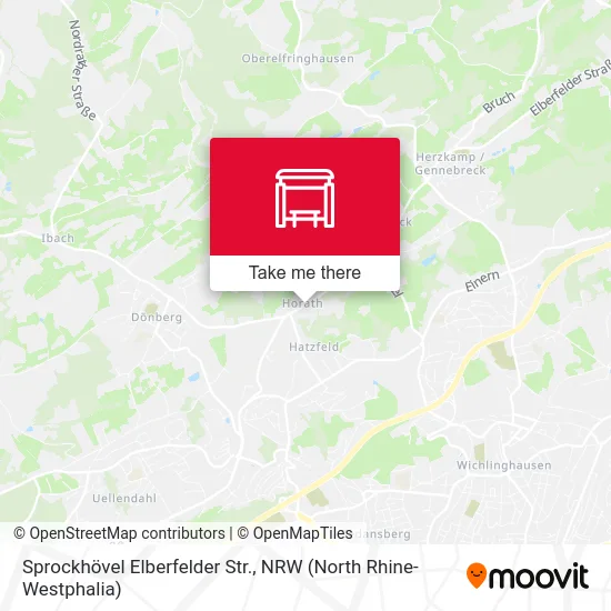 Карта Sprockhövel Elberfelder Str.