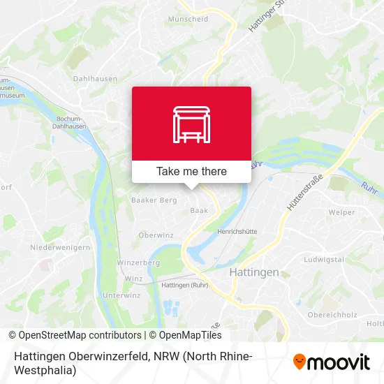 Карта Hattingen Oberwinzerfeld