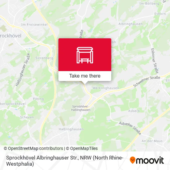 Карта Sprockhövel Albringhauser Str.