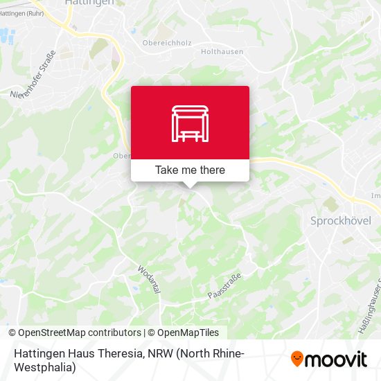 Hattingen Haus Theresia map