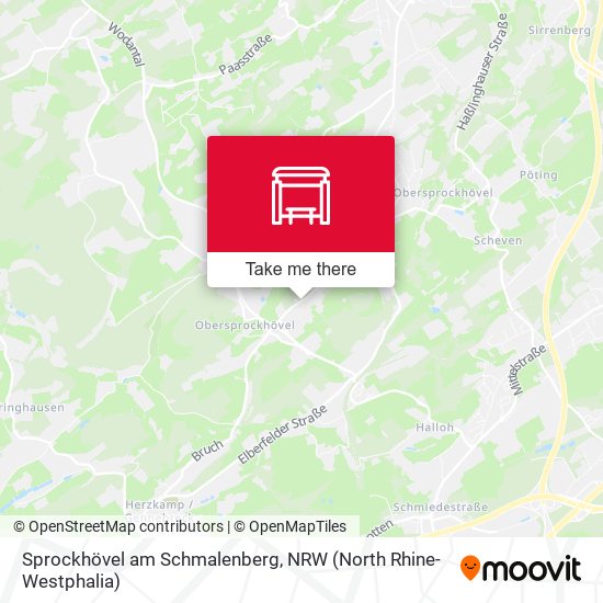 Sprockhövel am Schmalenberg map