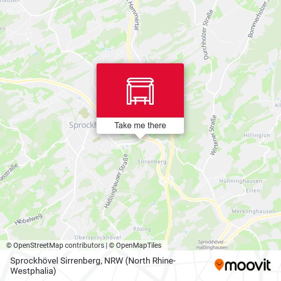 Sprockhövel Sirrenberg map