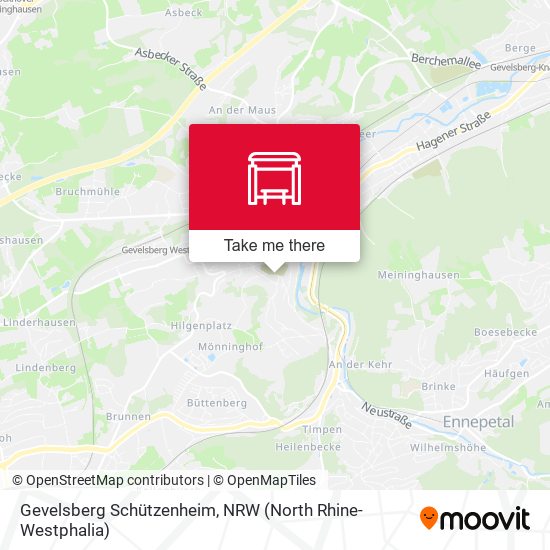 Gevelsberg Schützenheim map