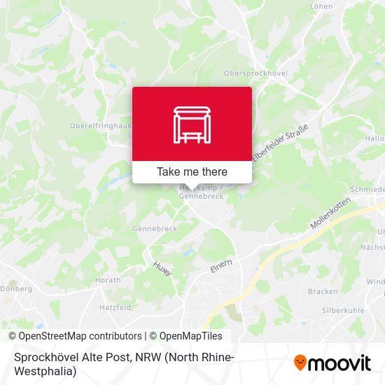 Sprockhövel Alte Post map