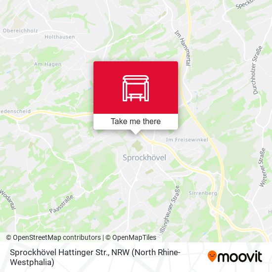 Sprockhövel Hattinger Str. map