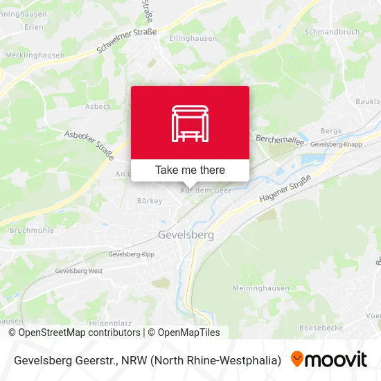 Gevelsberg Geerstr. map