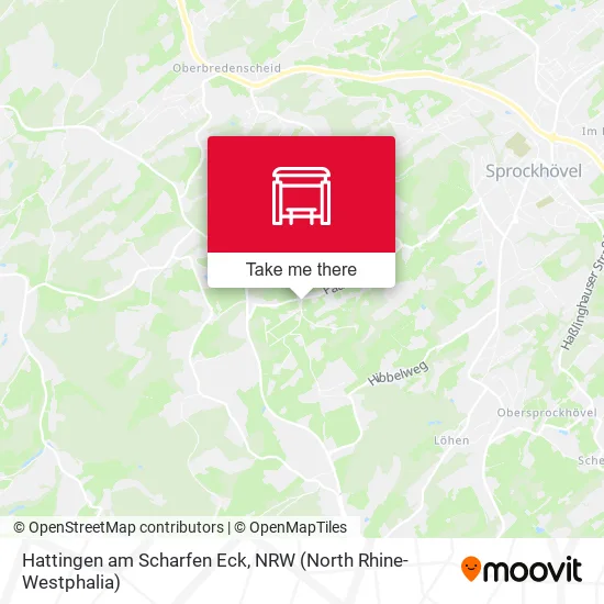 Карта Hattingen am Scharfen Eck