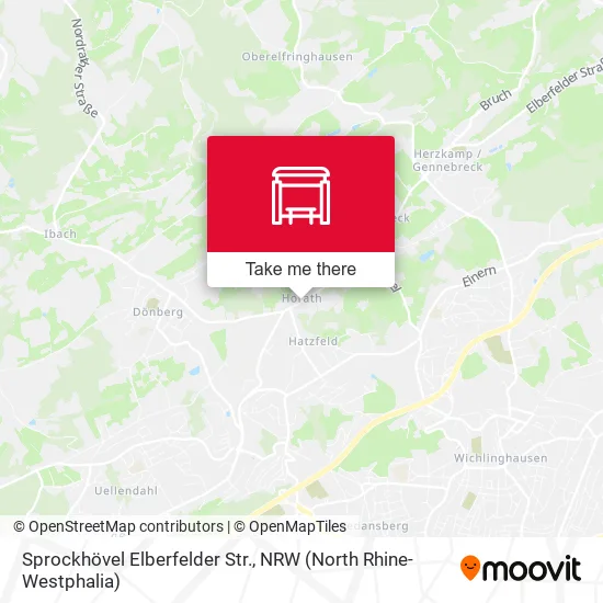 Карта Sprockhövel Elberfelder Str.