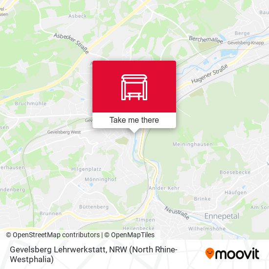Gevelsberg Lehrwerkstatt map