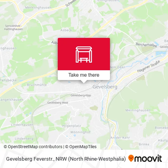 Карта Gevelsberg Feverstr.