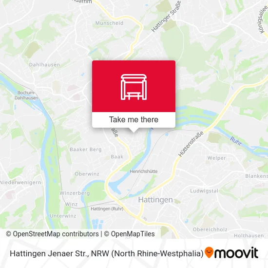 Карта Hattingen Jenaer Str.