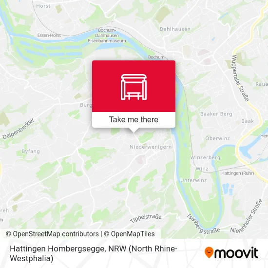 Карта Hattingen Hombergsegge