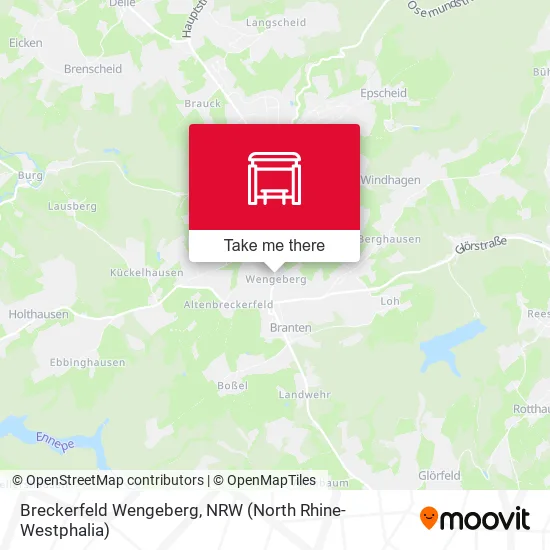 Карта Breckerfeld Wengeberg