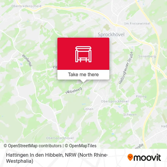 Hattingen In den Hibbeln map
