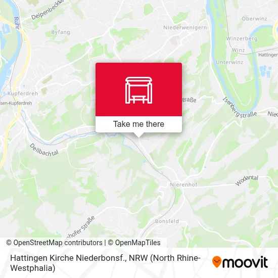 Hattingen Kirche Niederbonsf. map