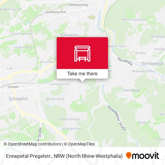 Ennepetal Pregelstr. map