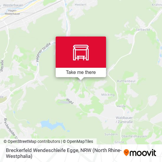 Breckerfeld Wendeschleife Egge map