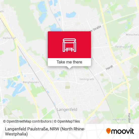 Карта Langenfeld Paulstraße