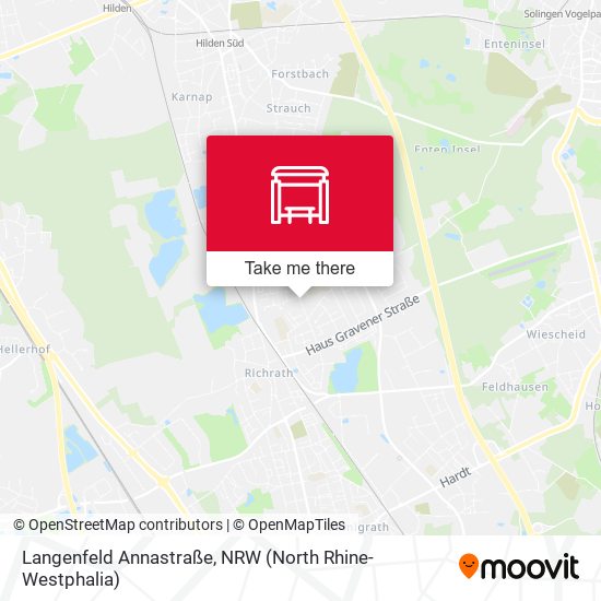 Langenfeld Annastraße map