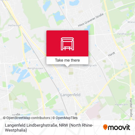 Карта Langenfeld Lindberghstraße