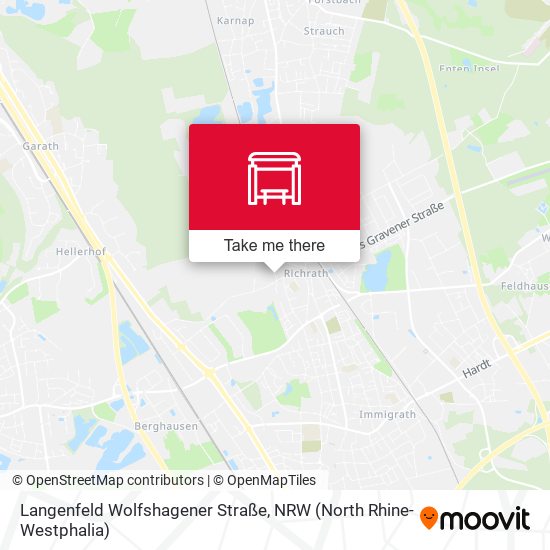 Langenfeld Wolfshagener Straße map