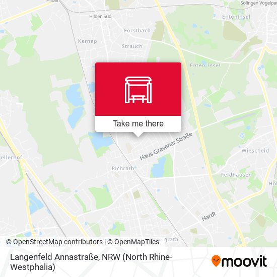 Langenfeld Annastraße map