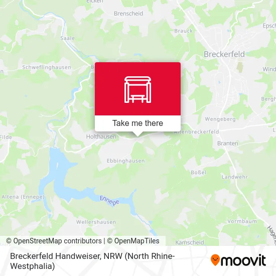 Карта Breckerfeld Handweiser