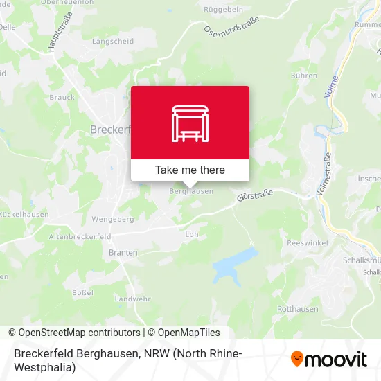 Breckerfeld Berghausen map
