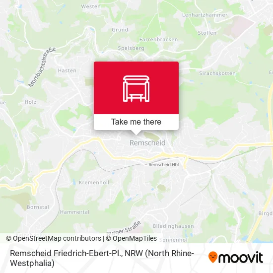 Карта Remscheid Friedrich-Ebert-Pl.