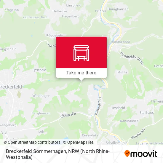 Карта Breckerfeld Sommerhagen