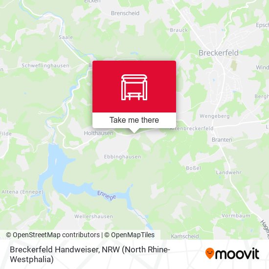 Карта Breckerfeld Handweiser