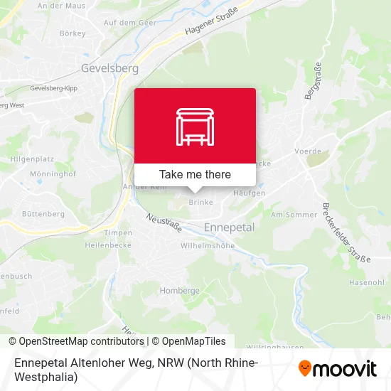 Ennepetal Altenloher Weg map