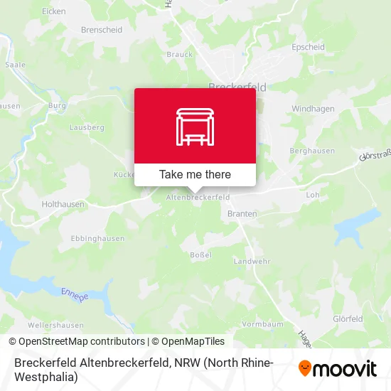 Карта Breckerfeld Altenbreckerfeld