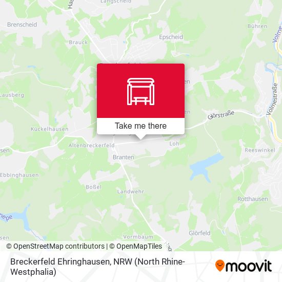 Breckerfeld Ehringhausen map