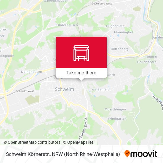 Карта Schwelm Körnerstr.