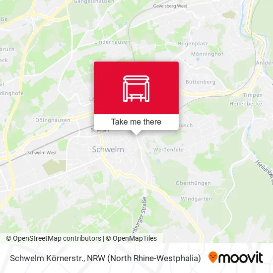 Карта Schwelm Körnerstr.