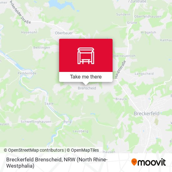 Breckerfeld Brenscheid map