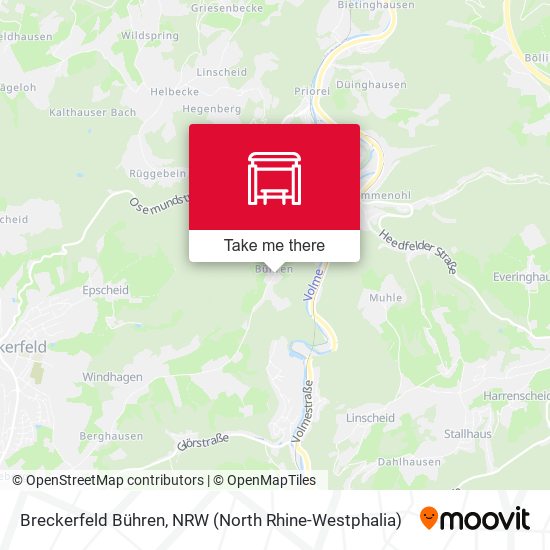 Карта Breckerfeld Bühren