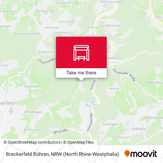 Карта Breckerfeld Bühren