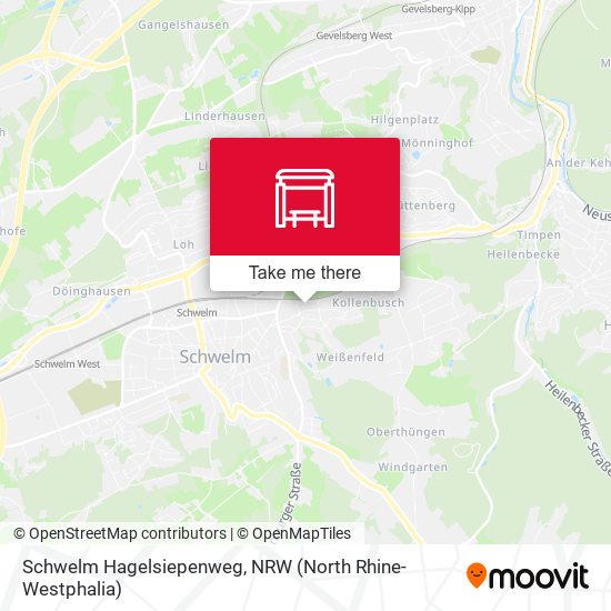 Schwelm Hagelsiepenweg map