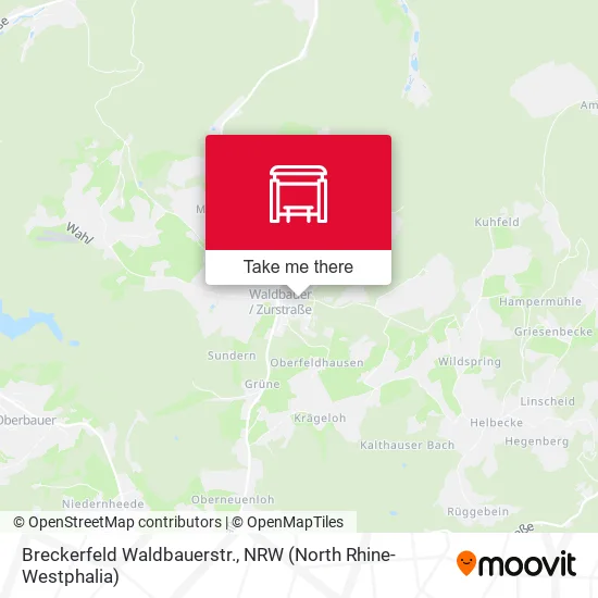 Карта Breckerfeld Waldbauerstr.