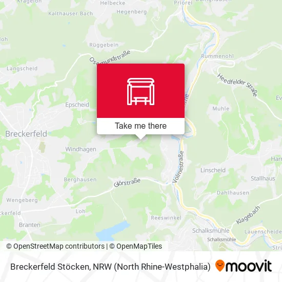 Карта Breckerfeld Stöcken