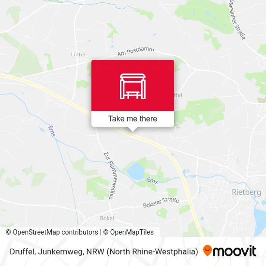 Карта Druffel, Junkernweg