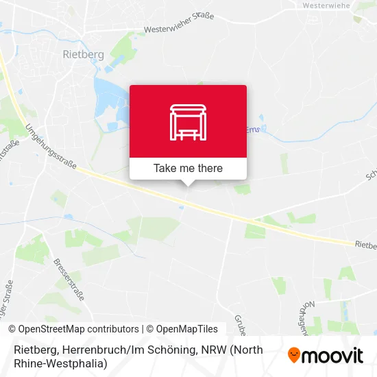 Карта Rietberg, Herrenbruch / Im Schöning