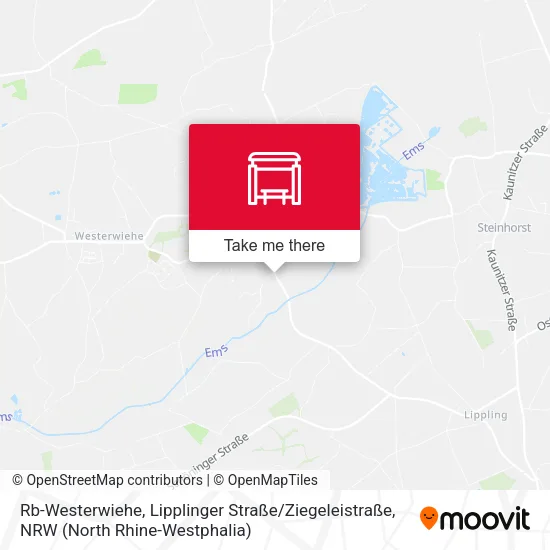 Карта Rb-Westerwiehe, Lipplinger Straße / Ziegeleistraße