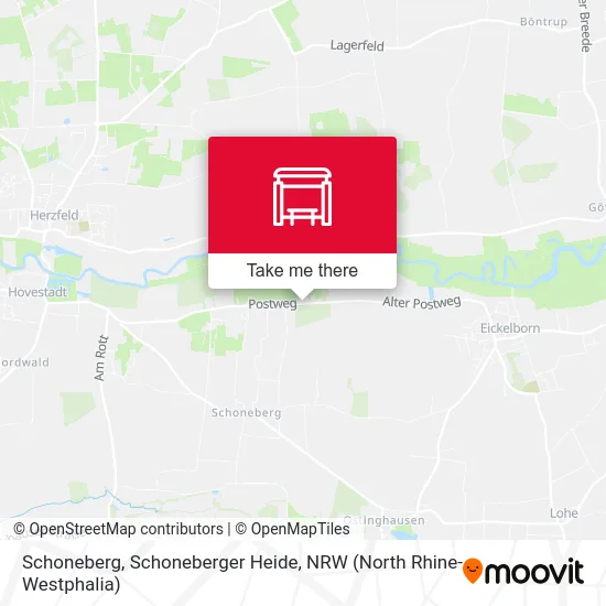 Schoneberg, Schoneberger Heide map