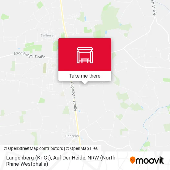 Карта Langenberg (Kr Gt), Auf Der Heide