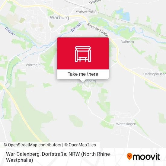 War-Calenberg, Dorfstraße map